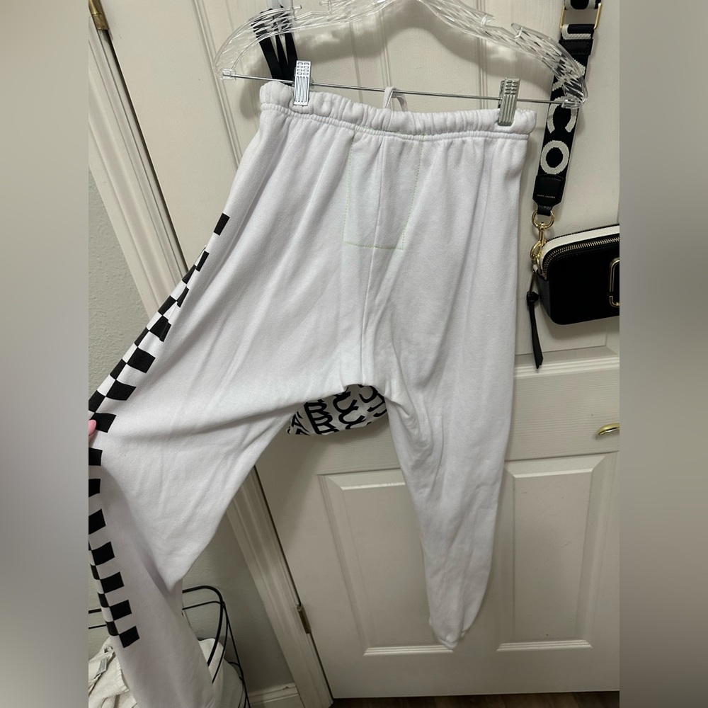 aviator nation checkered sweatpants